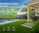 synthetic turf landscaping on the sunshine coast